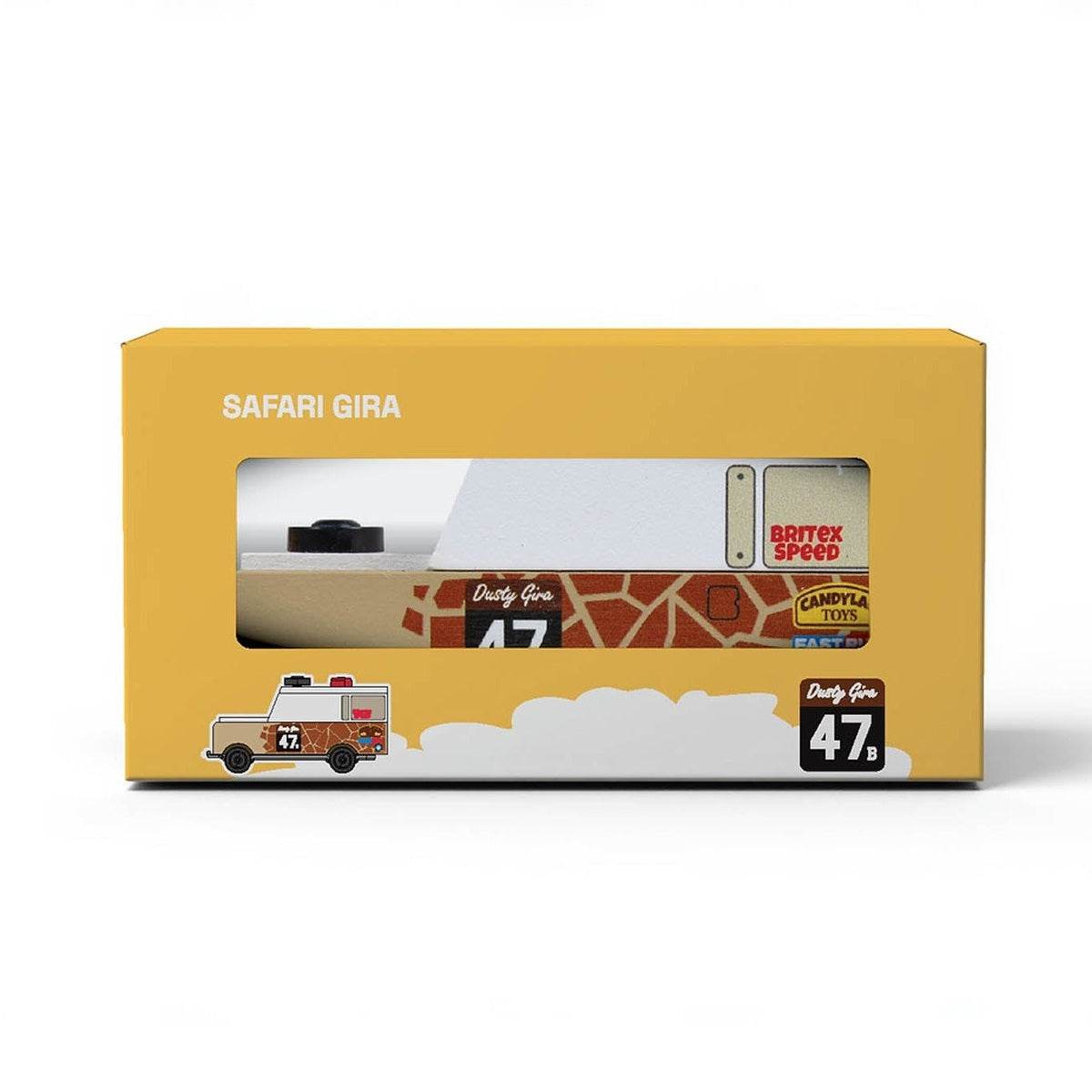 Candylab TOONS Wooden Diecast Car Safari Gira Drifter Adventure Truck