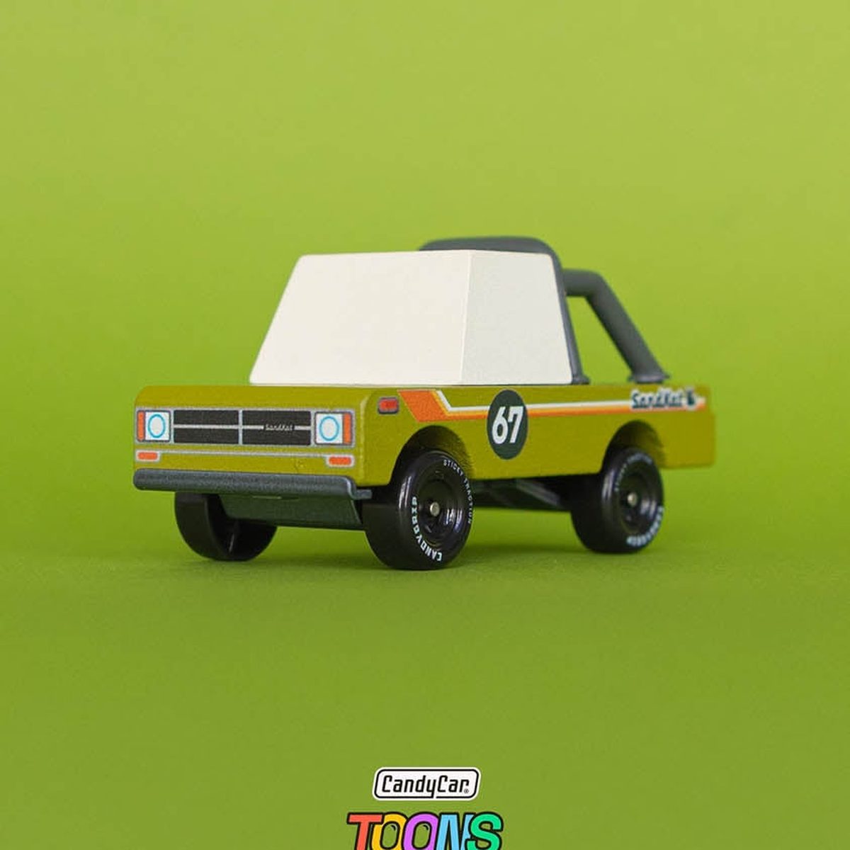 Candylab TOONS Wooden Diecast Car Sand Kat Adventure Truck