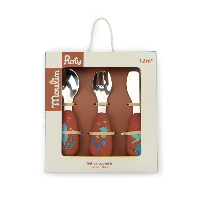 Moulin Roty Toddler Cutlery Set La Forêt Mawa
