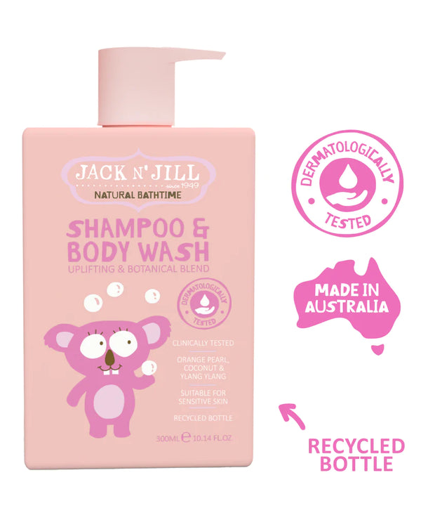 Jack N' Jill Shampoo & Body Wash - Natural 300ml