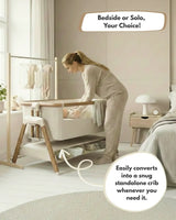Sona Bedside & Co-Sleeping Crib - Beige