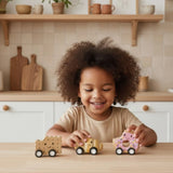 Speedy Monkey Pull Back Bakery Racers