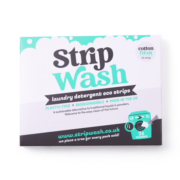 Strip Wash Eco Laundry Detergent Strips - Cotton Fresh