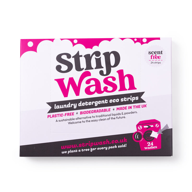 Strip Wash Eco Laundry Detergent Strips - Scent Free