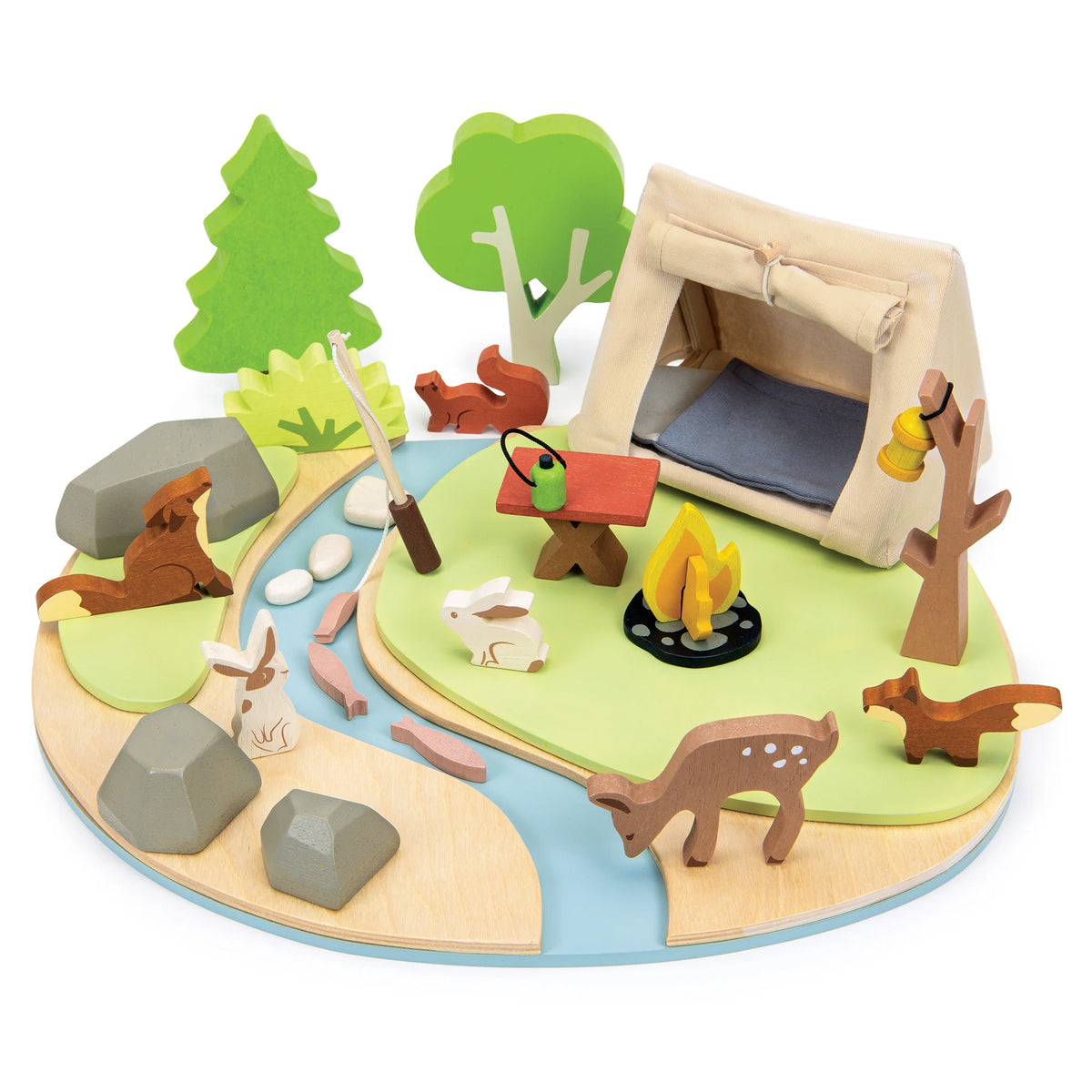 Tenderleaf Wildlife Camping Playset