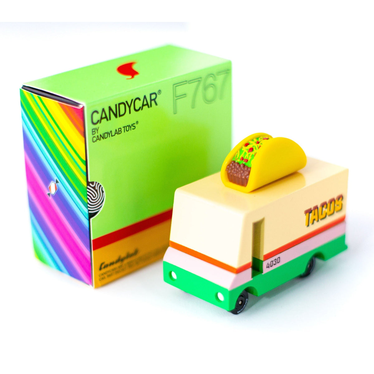 Candylab Wooden Diecast Candyvan Taco Van