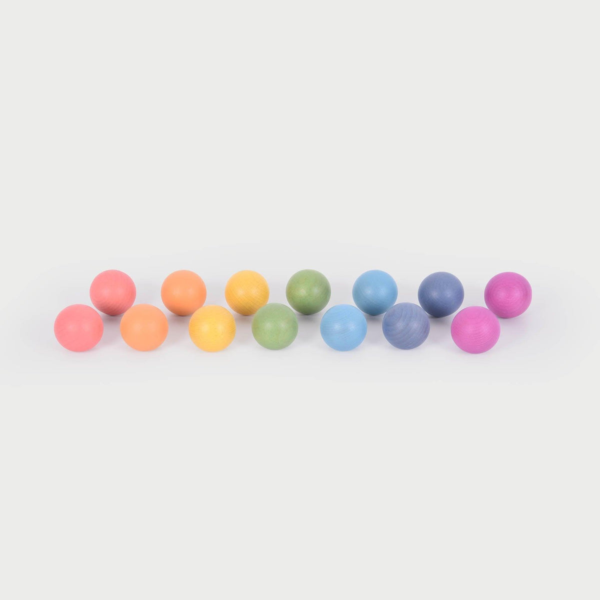 Rainbow Wooden Balls
