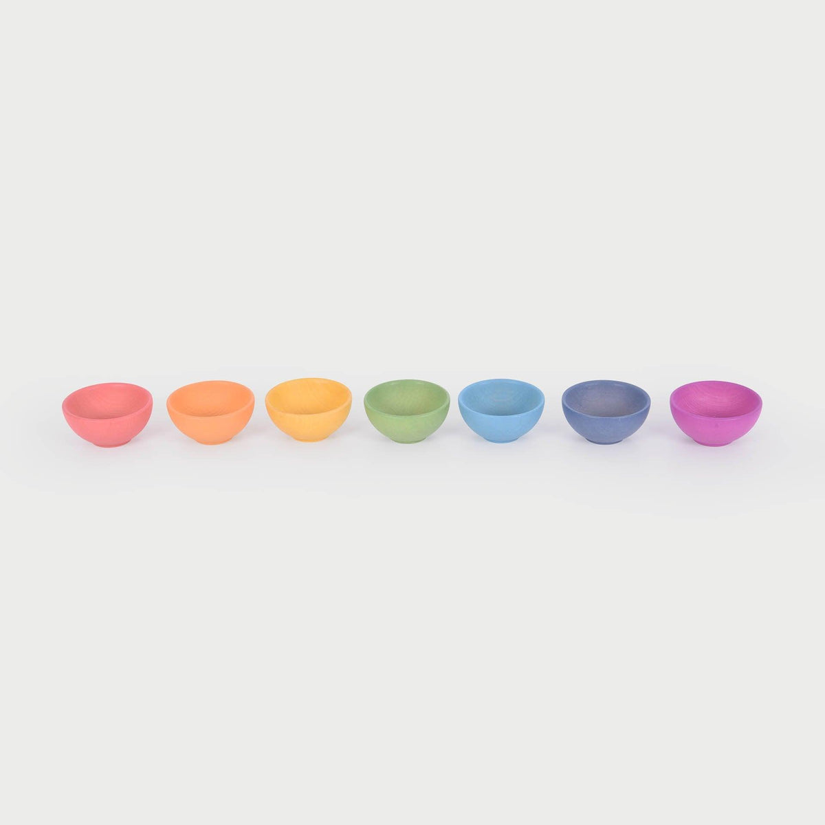 Rainbow Wooden Bowls