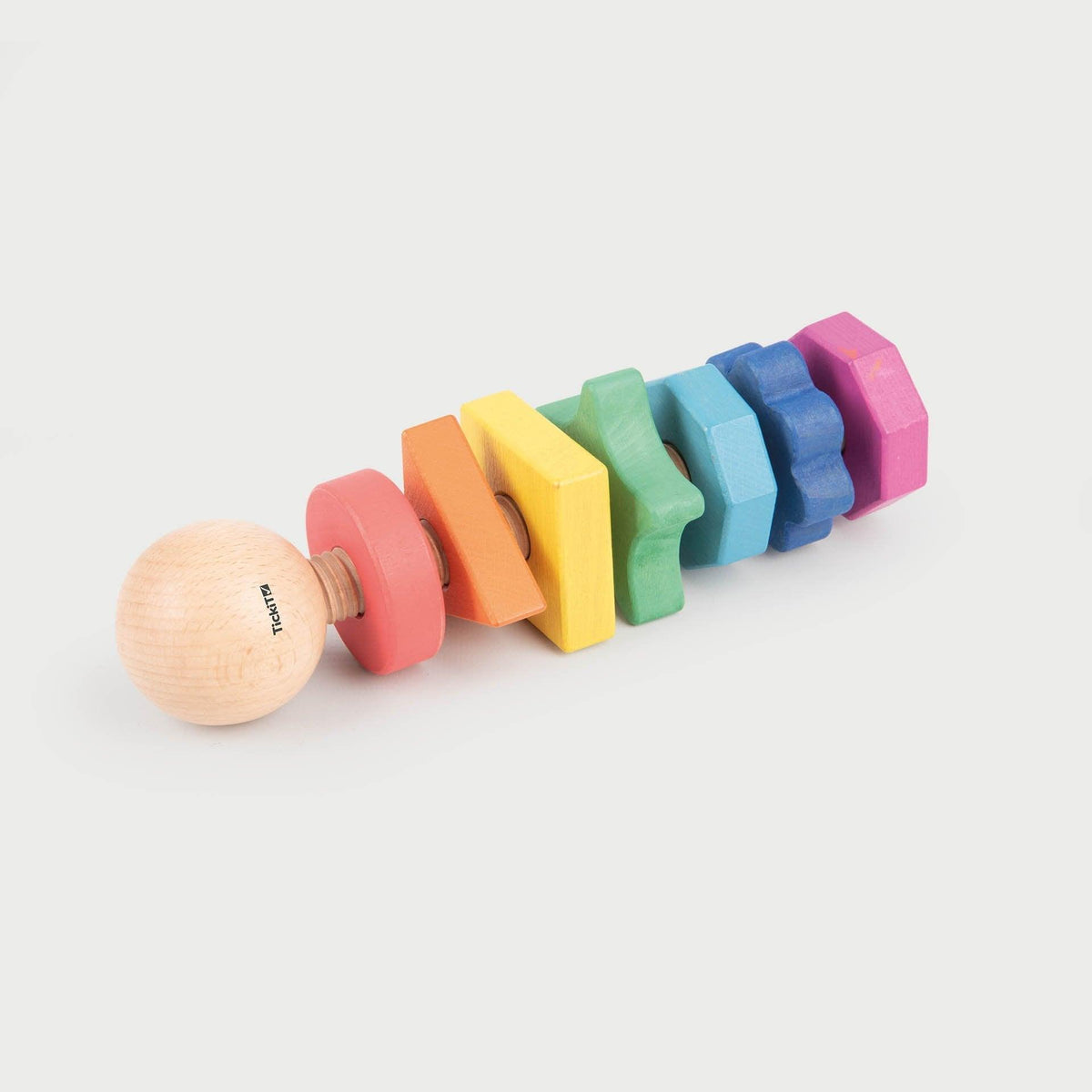 Rainbow Wooden Shape Twister