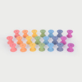 Rainbow Wooden Spools