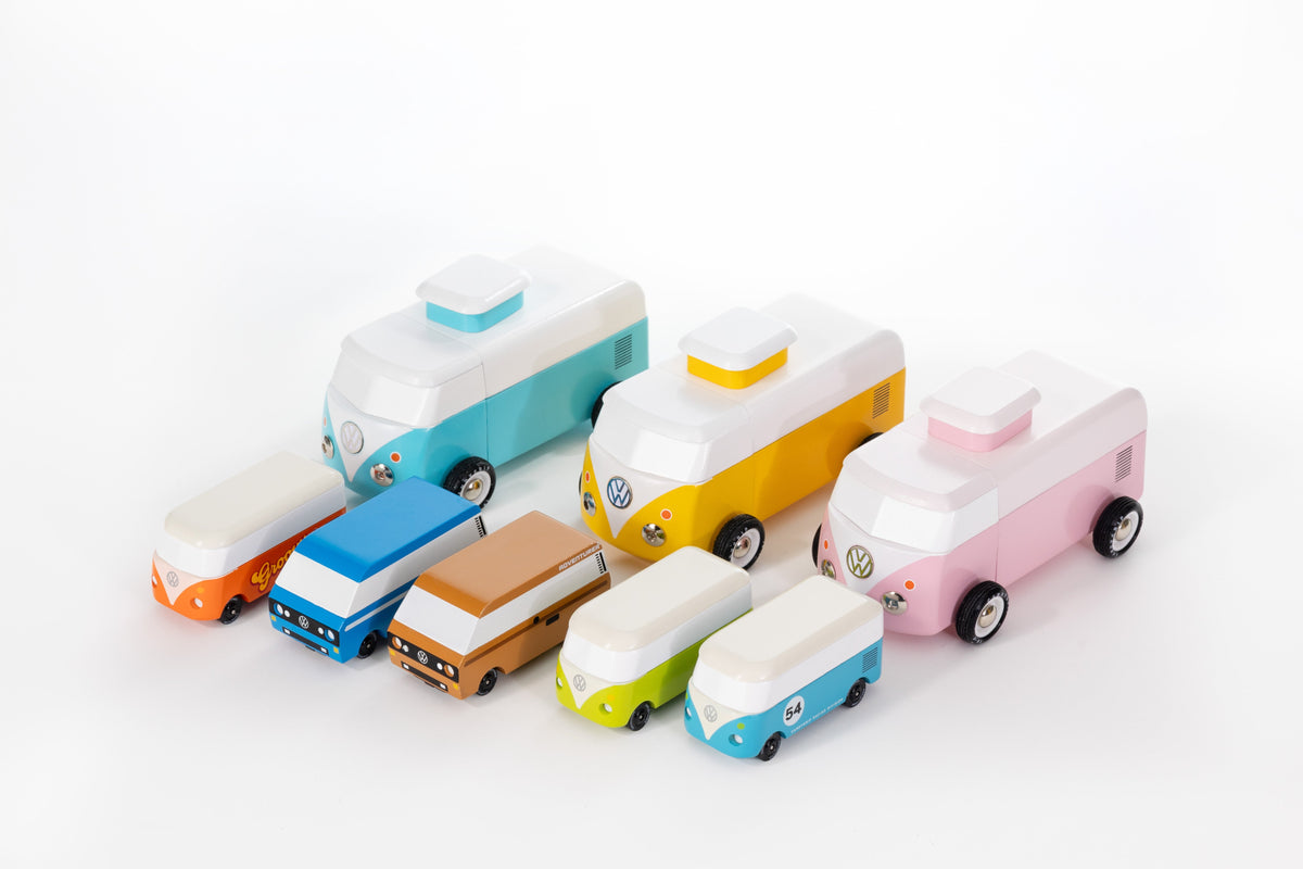 Candylab Wooden Diecast Candyvan VW T1 Blue 54