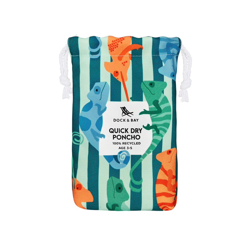 Dock & Bay Kids Poncho - Kids - Karma Chameleon