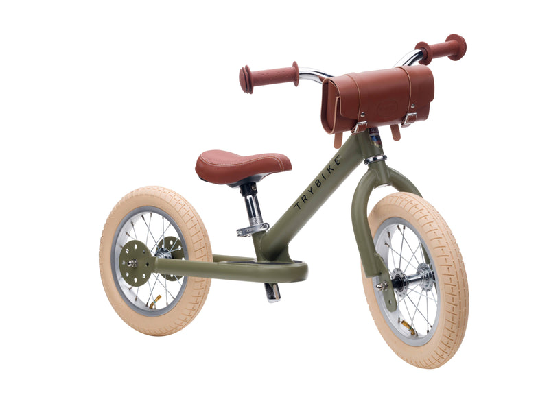 Trybike - Matte 2 In 1 Balance Trike - Vintage Green