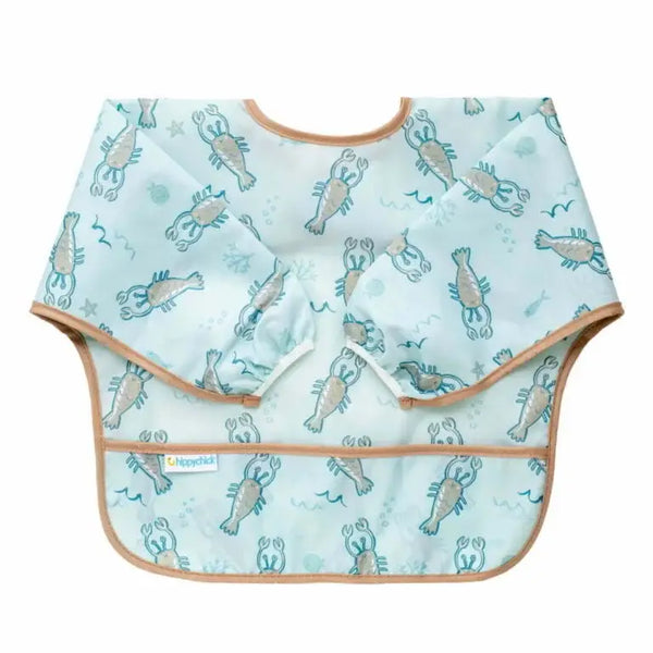 Hippychick Sleeved Bib - Sea Lobster