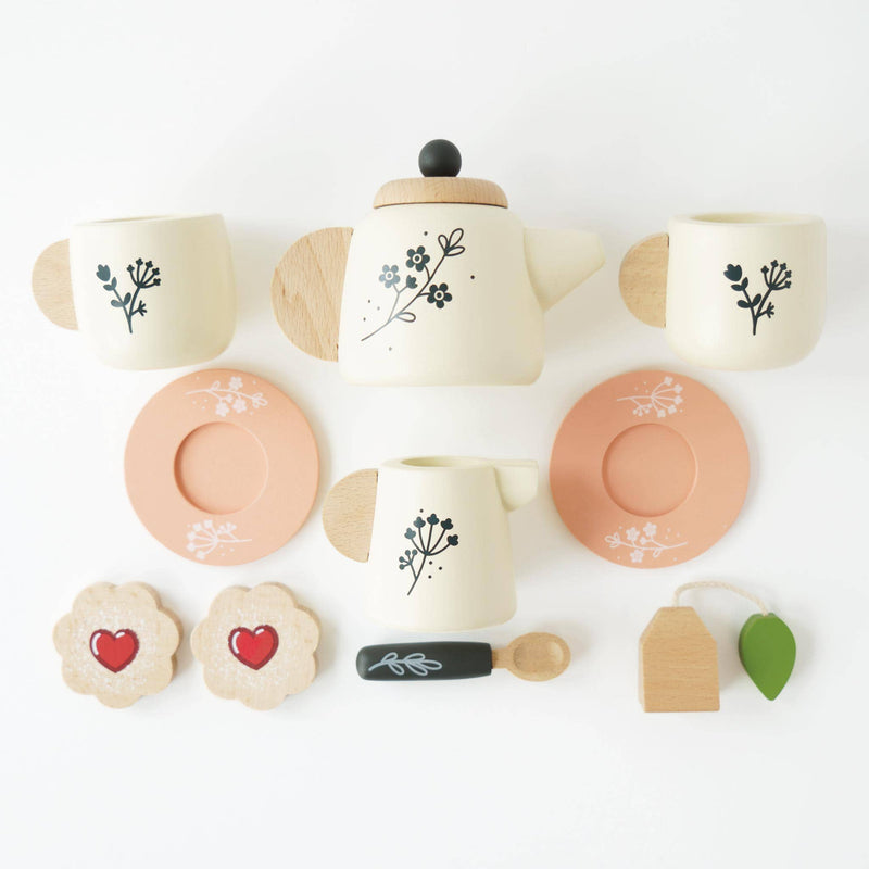 Wooden Tea Set & Tray - Le Toy Van