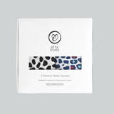 ANIMAL PRINT MUSLIN 2-PACK - birth to 12 months