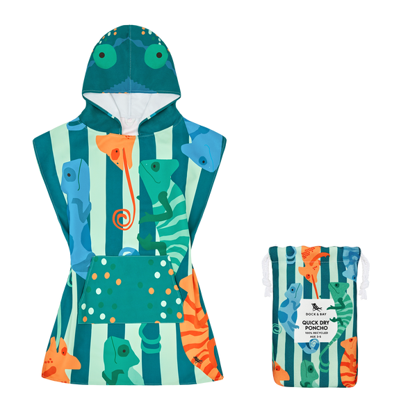 Dock & Bay Kids Poncho - Kids - Karma Chameleon