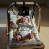 SENSORY HANGING SQUARES  - birth to 12 months