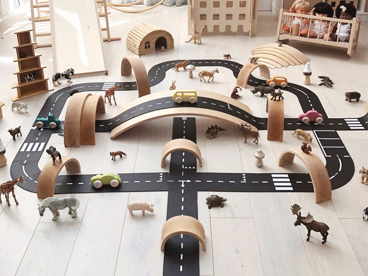 Way to Play Flexible Toy Road Set - King of the Road (40pcs)
