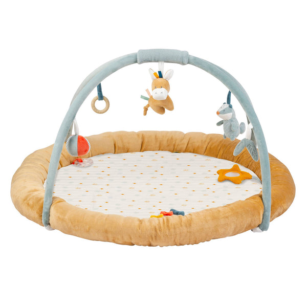 Nattou Felix and Leo - Stuffed Playmat with Arches