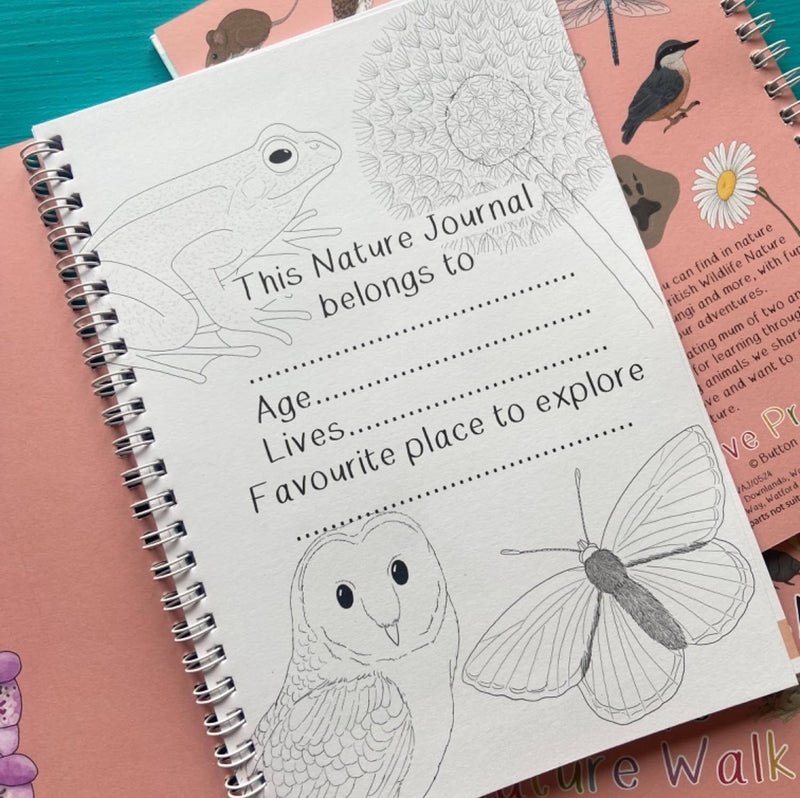 Amazing British Nature Walk Activity Book and Nature Journal