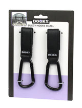 Dooky Buggy Hook Small 2 Pack - Black