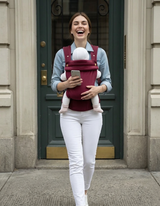 Velvet Baby Carrier - Velvet Cherry