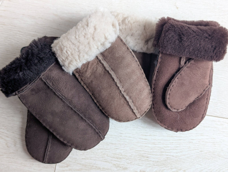 CSM Childrens Sheepskin Mittens