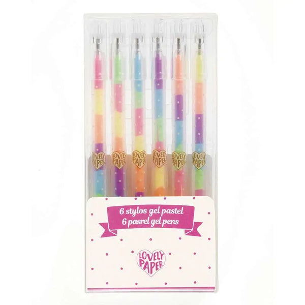 Djeco Pens - 6 Pastel Gel Pens