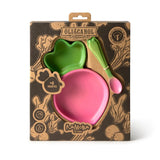Oli&Carol Ramona the Radish Rubberwood Baby Plate Multi Set
