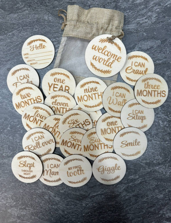 Baby Milestone Tags