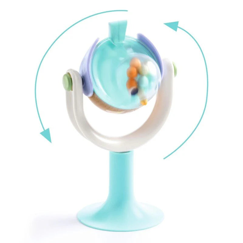 Djeco BabyReversi - Spinning Bird Suction Toy