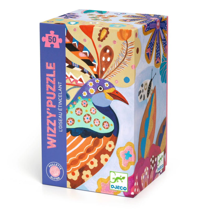 Djeco Wizzy Puzzle - Sparkling Bird 50pcs