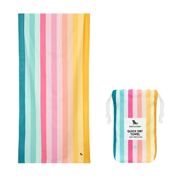 Dock & Bay Quick Dry Towels - Summer - Coastal Candy