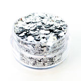 Silver Mix Biodegradable Glitter - 5ml Pot