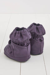 Amethyst Purple PU Showerproof Baby Bootie