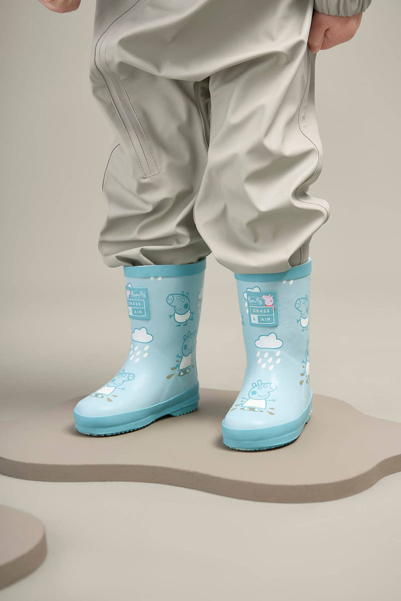 Peppa Pig George Blue Colour-Changing Kids Wellies