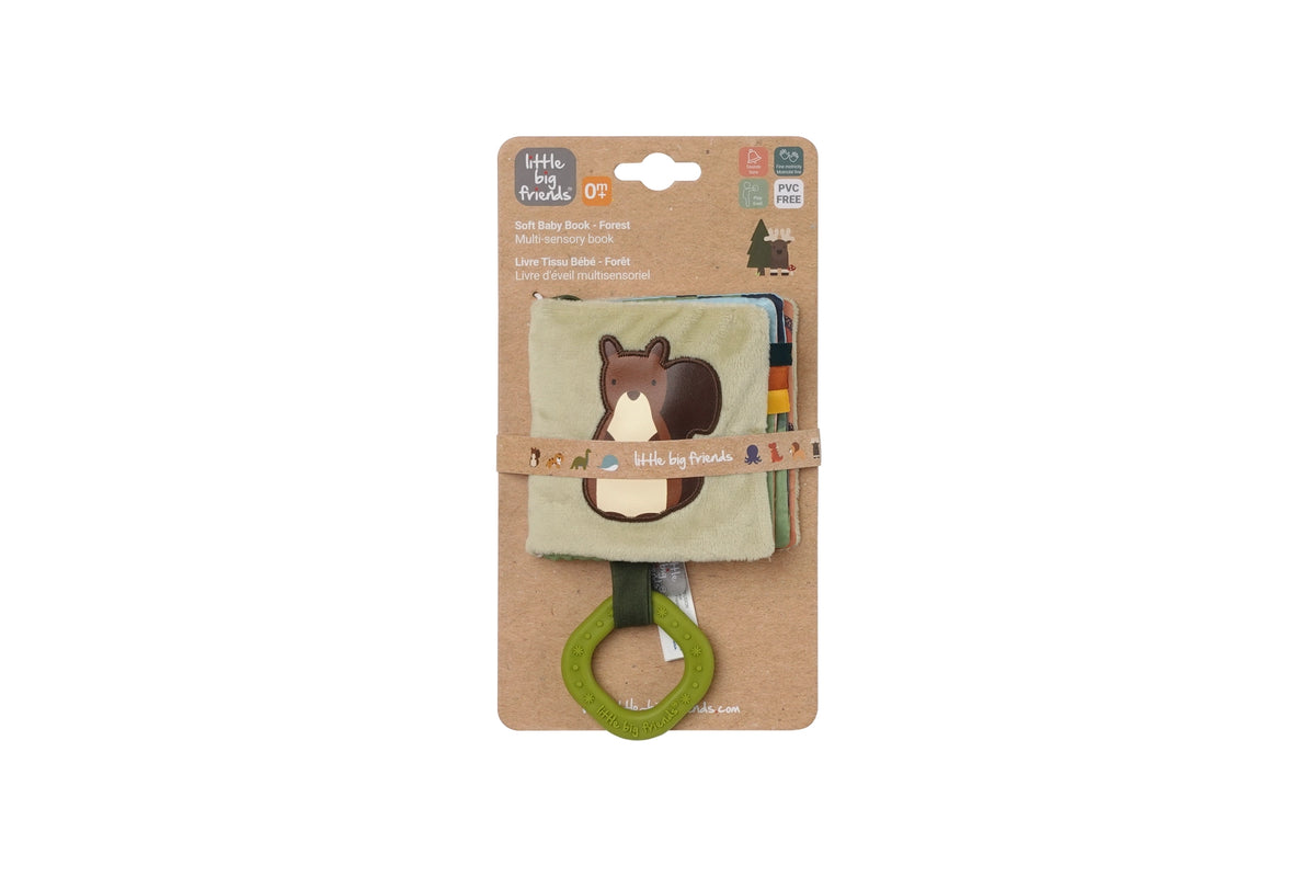 Little Big Friends Soft Baby Book - Forest