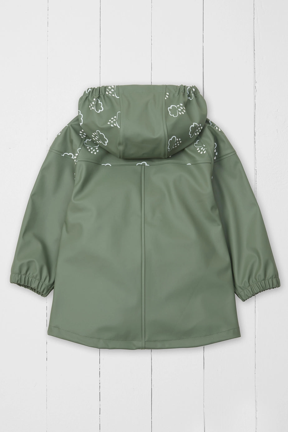 Grass+Air Khaki Kids Waterproof Colour Changing Rain Jacket