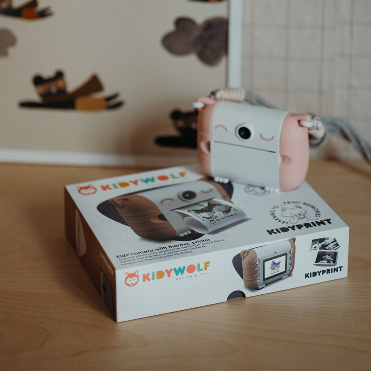 Kidywolf KIDYPRINT Kids' Instant Print Camera Pink