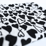 LOVE HEART SINGLE SENSORY MUSLIN - birth to 4 months