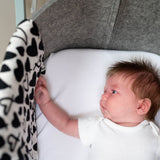 LOVE HEART SINGLE SENSORY MUSLIN - birth to 4 months