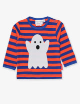 Toby Tiger Organic Ghost Applique T-shirt