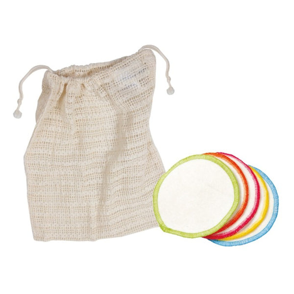 Eco Living Reusables 10 Organic Make-up Wipes & Wash Bag