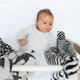 ANIMAL PRINT MUSLIN 3-PACK - birth to 4 months