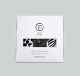 ANIMAL PRINT MUSLIN 3-PACK - birth to 4 months