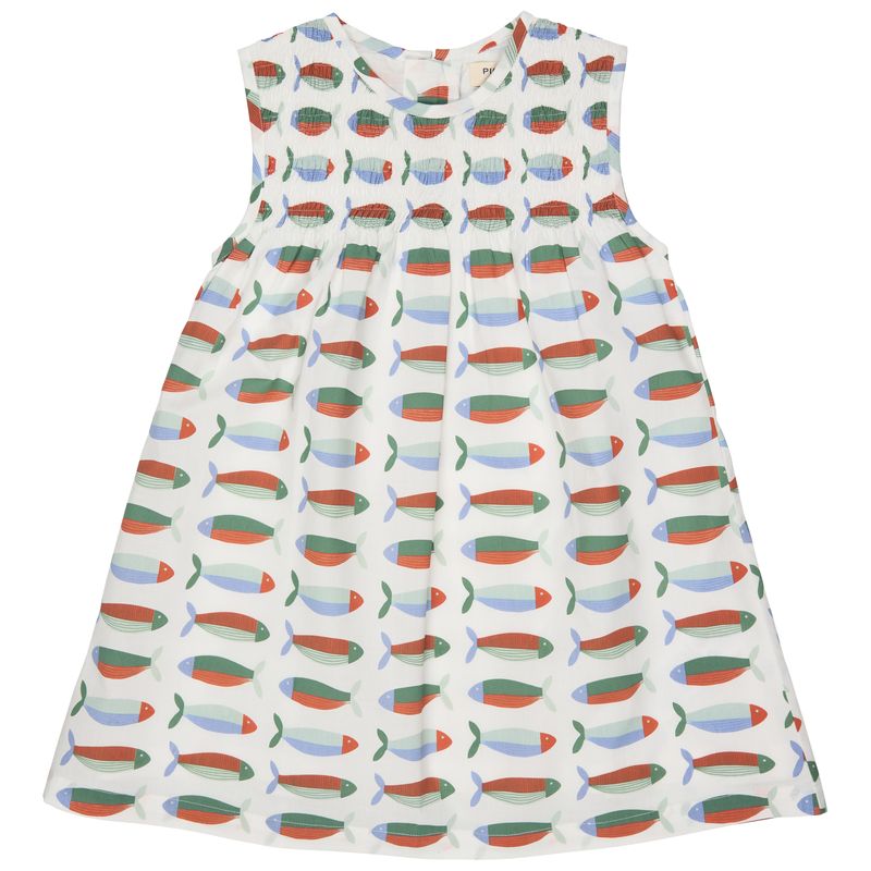 Pigeon Sleeveless smock dress - sardines