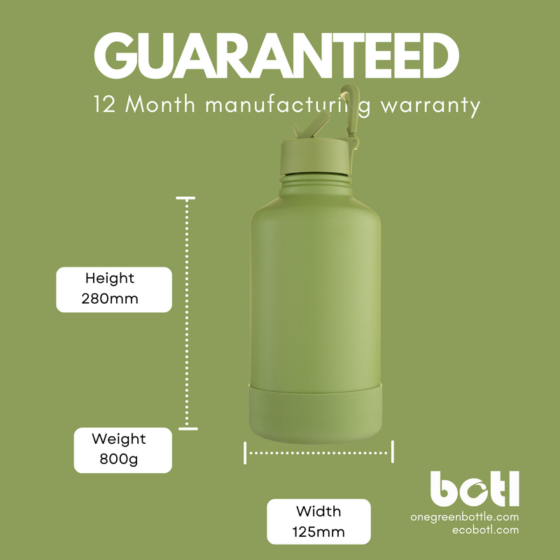 NEW 64oz One Green Epic Insulated Stainless Steel Canteen - Olive