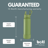 NEW 700ml One Green Epic Insulated Stainless Steel Canteen - Olive