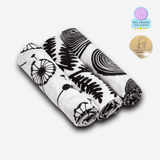 PLANT PRINT 3-PACK MUSLINS - birth to 4 months